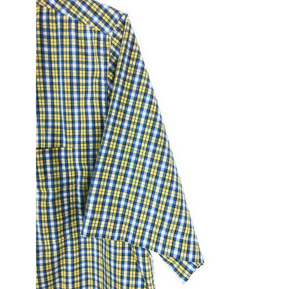 Chaps Men's 2XLT Short Sleeve Button Up Multicolor Cotton Blend Casual Shirt A9 - Picture 3 of 5